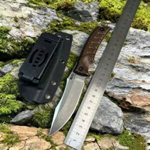 Outdoor Messer mit feststehender Klinge - Wood