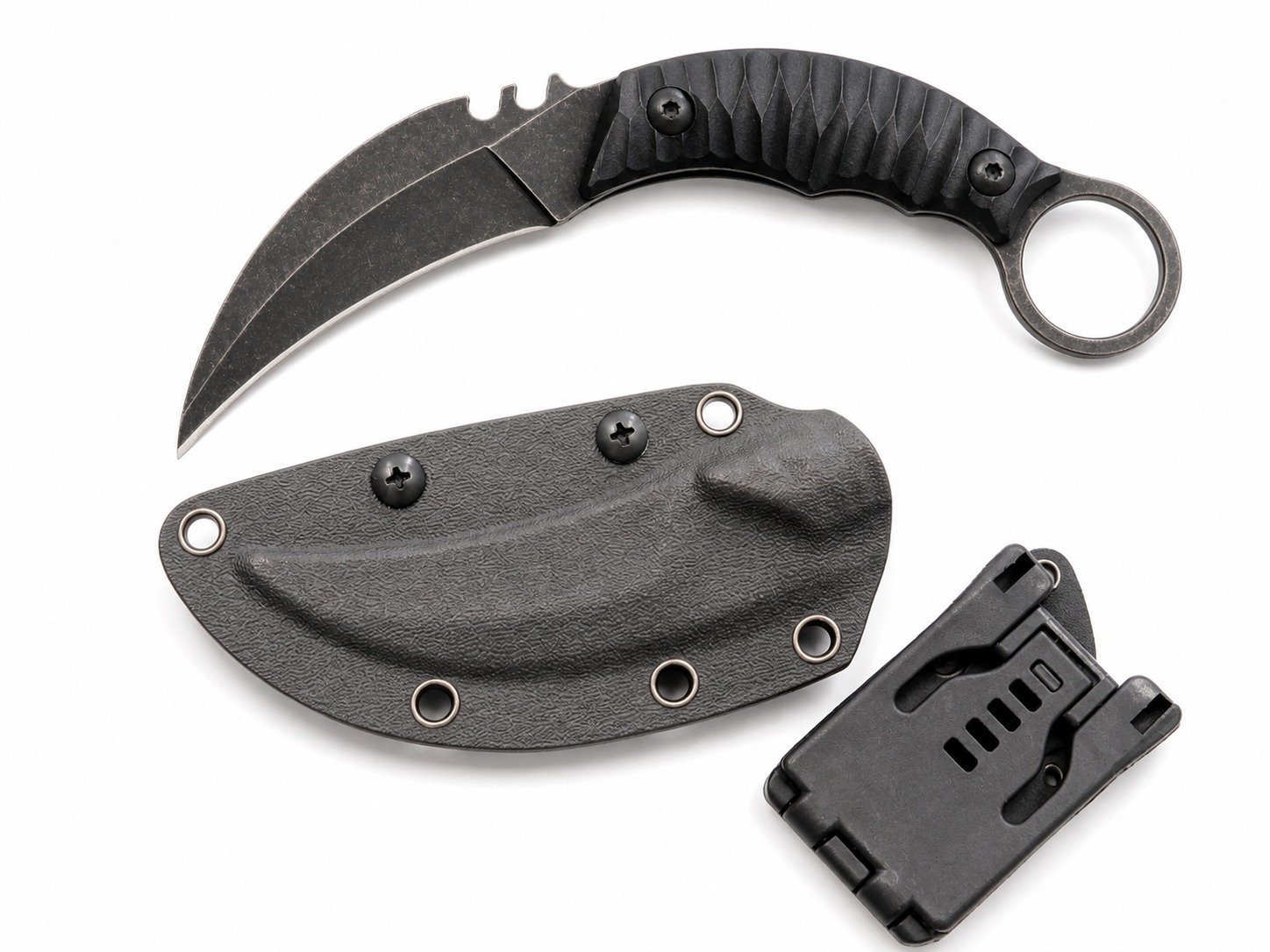 18640-main-white-clean Karambit-Messer, G10-Griff, Klauenmesser mit Kydexscheide, tragbares Edc-Messer, Schwarz