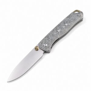 Butterfly 535 M390 Stone Wash-Klinge, Titan-Laserschaft, SF