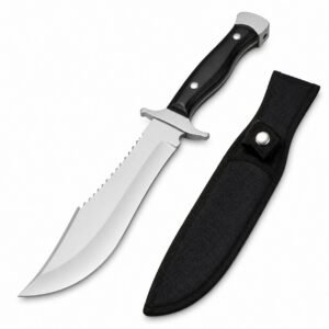 Jungle Wolf Foreign Trade Edition Messer mit feststehender Klinge aus schwarzem Titan