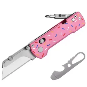 Oknife U1 Kohlefaser/Donut Axis Lock Klappmesser Universal Utility Blade/Olight Taschenmesser